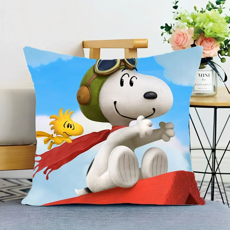 45 см Снупи, милая наволочка с рисунком аниме, наволочка с графическим принтом для гостиной, дивана, украшения для детского шоу, декор для вечеринки
45 см Снупи, милая наволочка с рисунком аниме, наволочка с графическим принтом для гостиной, дивана, украшения для детского шоу, декор для вечеринки