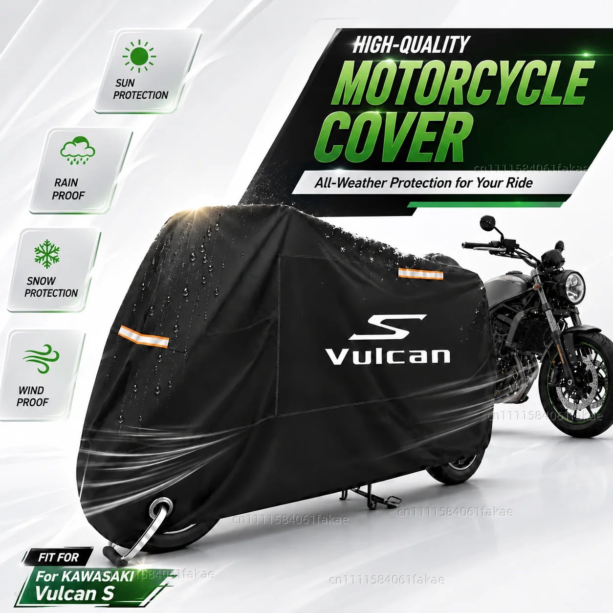 Motorcycle Cover Waterproof Outdoor All Season Dustproof UV Protective Moto Scooter Rain Cover For KAWASAKI Vulcan S VN650 2015-
Motorcycle Cover Waterproof Outdoor All Season Dustproof UV Protective Moto Scooter Rain Cover For KAWASAKI Vulcan S VN650 2015-