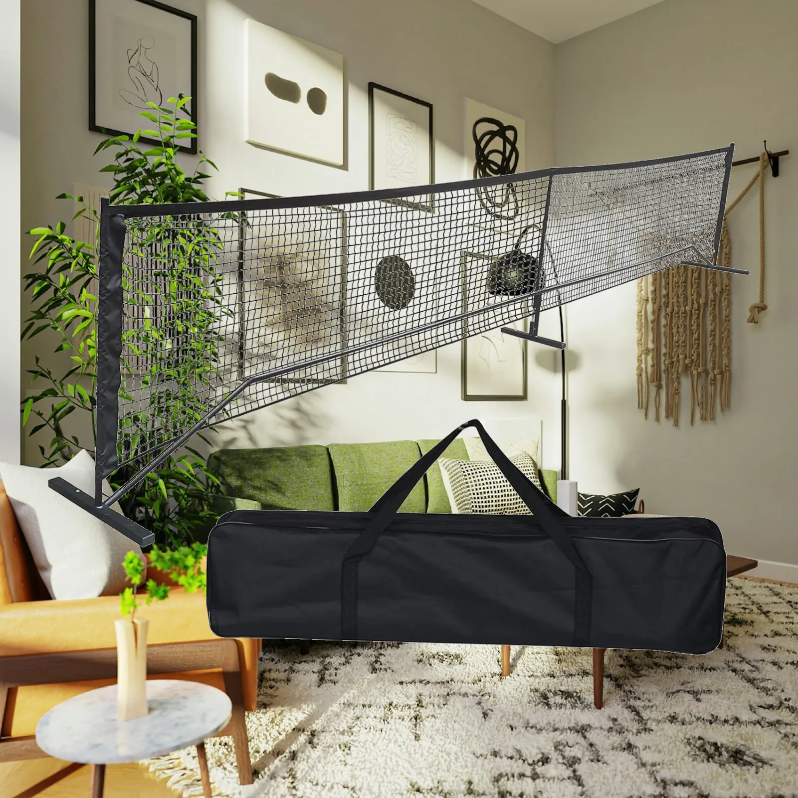 Pickleball Net with Stable Metal Frame Portable Set Easy Carry Storage for Group Play on Lawns
Pickleball Net with Stable Metal Frame Portable Set Easy Carry Storage for Group Play on Lawns
