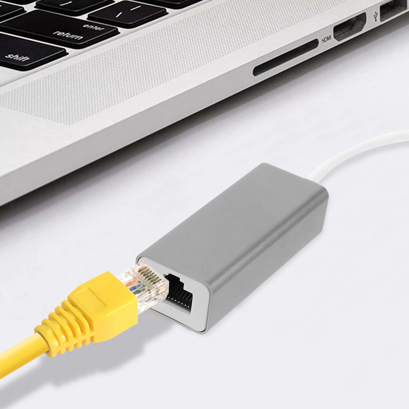 Usb-C Gigabit Ethernet Adapter Compact Lightweight Plug Play Portable Network Converter For Laptop Notebook Type-C Devices
Usb-C Gigabit Ethernet Adapter Compact Lightweight Plug Play Portable Network Converter For Laptop Notebook Type-C Devices