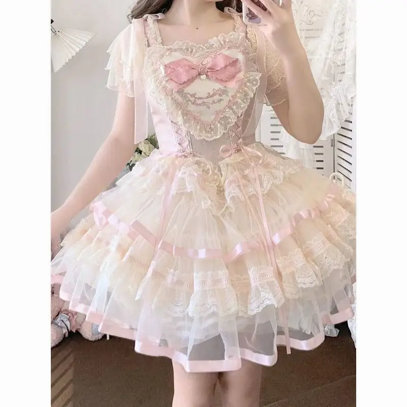 Original Lolita Polka Dot Shirt Skin-friendly Loose Casual Style Inner Wear for Daily Jsk Cake Skirt Polyester Fabric
Original Lolita Polka Dot Shirt Skin-friendly Loose Casual Style Inner Wear for Daily Jsk Cake Skirt Polyester Fabric