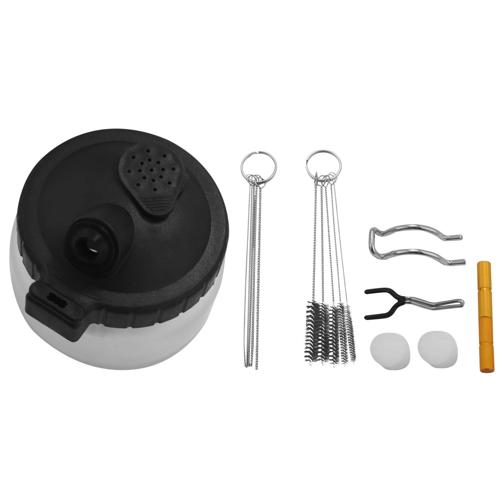 14-in-1 Airbrush Cleaning Kit | Cleaner Set with Glass Pot, Stainless Steel Holder, Needle and Brush Accessories
14-in-1 Airbrush Cleaning Kit | Cleaner Set with Glass Pot, Stainless Steel Holder, Needle and Brush Accessories