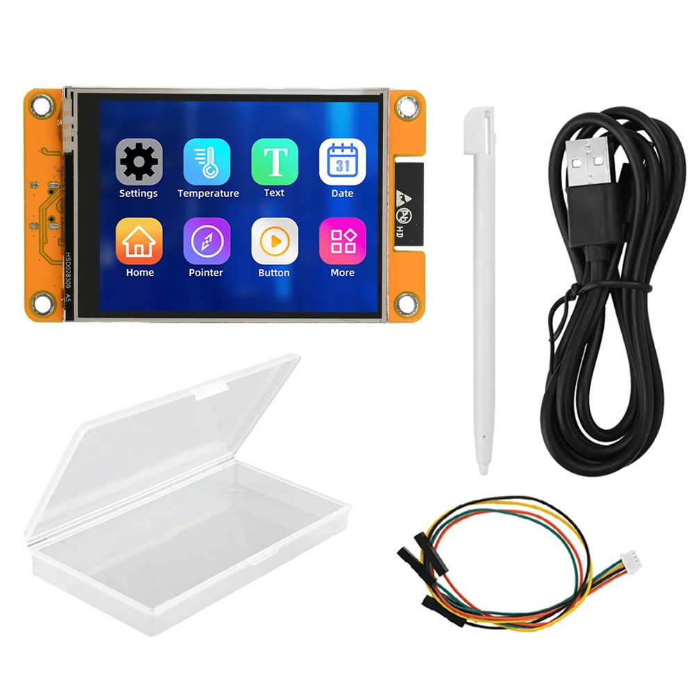 Плата разработки модуля ESP32 WiFi Bluetooth 2,8 дюйма Драйвер ILI9341V 240*320 TFT Smart Display Type-C
Плата разработки модуля ESP32 WiFi Bluetooth 2,8 дюйма Драйвер ILI9341V 240*320 TFT Smart Display Type-C