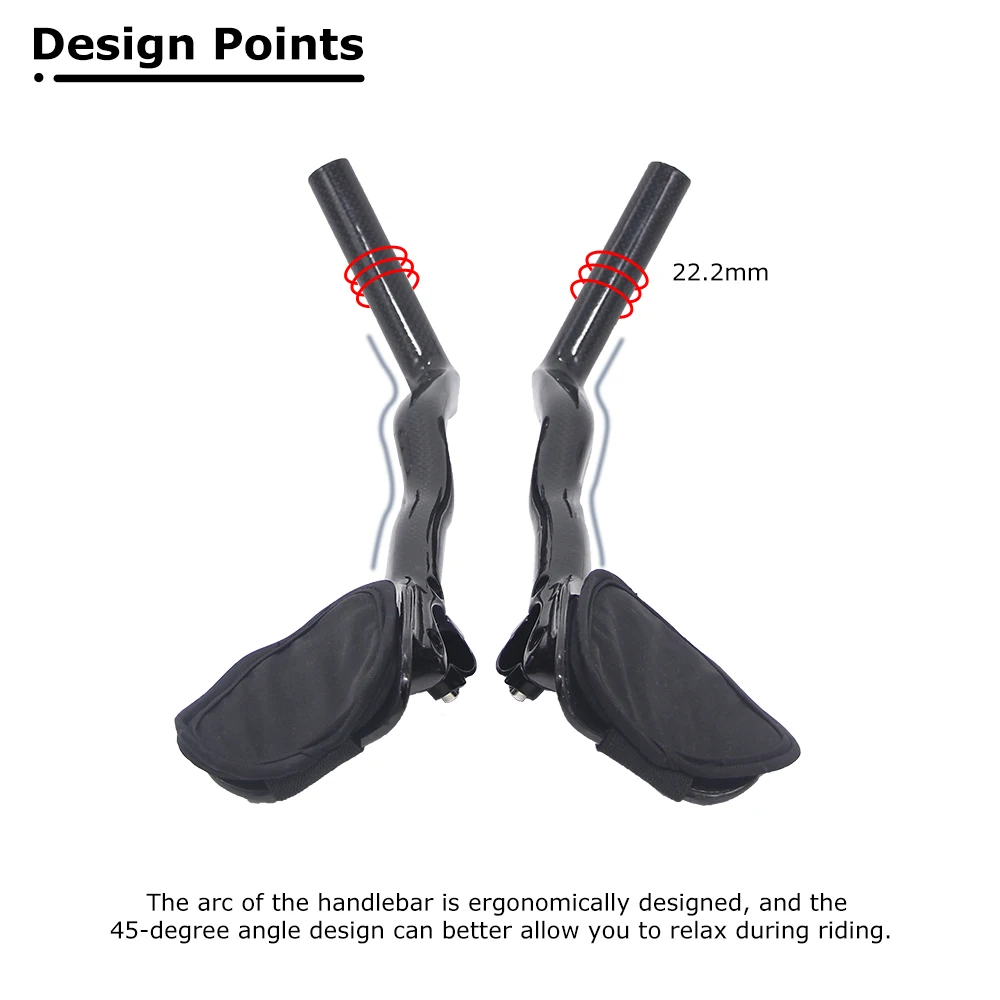 Pro-Level 3KFullCarbon Triathlon TT Handlebar for RoadBikes with 45° Adjustable Extension High-Strength Cycling Racing Triathlon
Pro-Level 3KFullCarbon Triathlon TT Handlebar for RoadBikes with 45° Adjustable Extension High-Strength Cycling Racing Triathlon