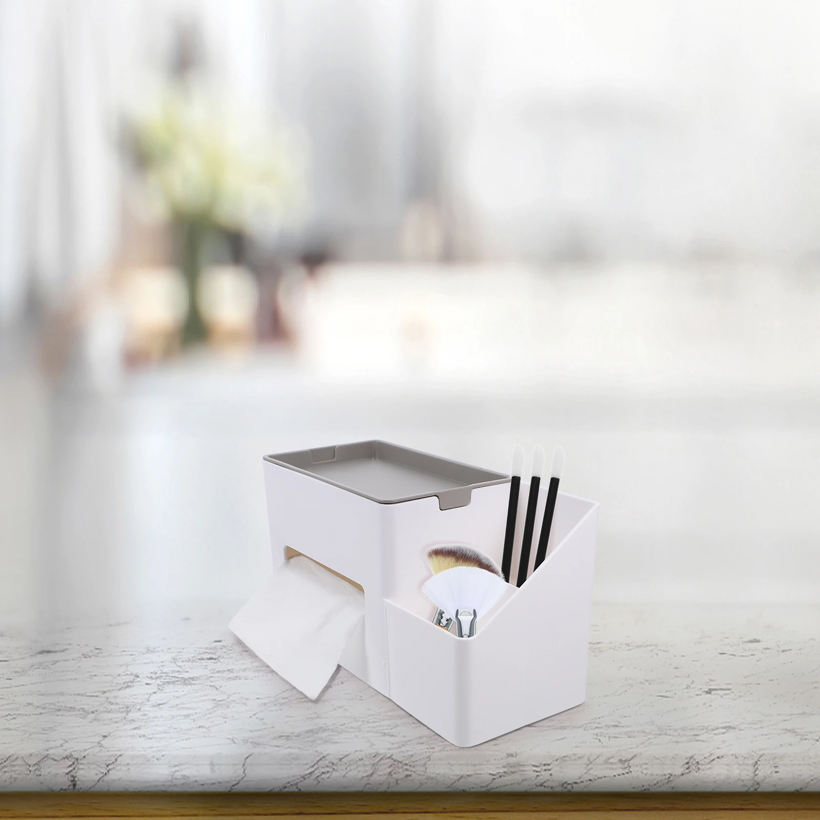 1pc Multifunctional Tissue Box Plastic Storage Organizer For Living Room Sundries Container Cosmetics Earrings Napkin Case
1pc Multifunctional Tissue Box Plastic Storage Organizer For Living Room Sundries Container Cosmetics Earrings Napkin Case