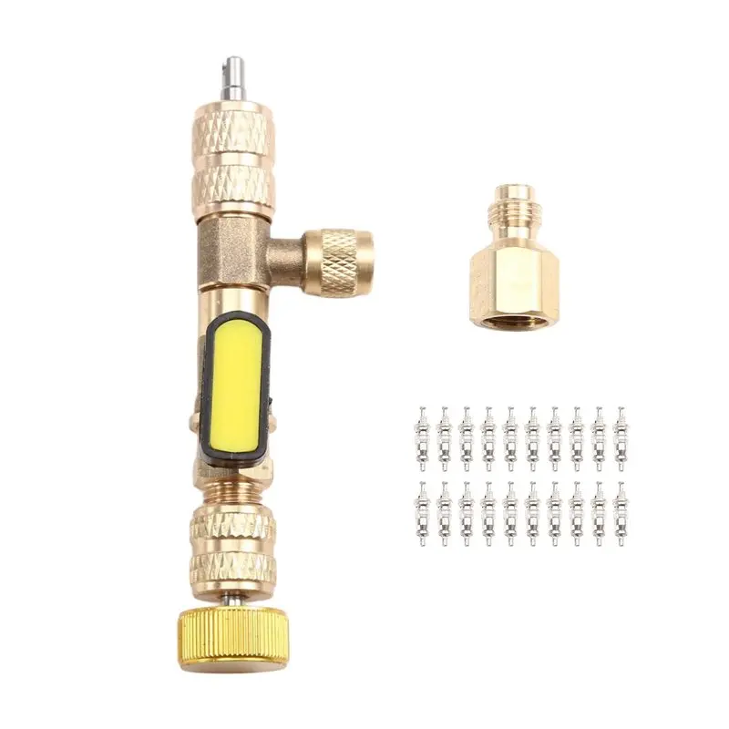 ABBO-Запасный с 20 сердечниками клапанов, инструмент для замены сердечников клапанов — инструмент для удаления сердечника клапана кондиционера, замена хладагента
ABBO-Запасный с 20 сердечниками клапанов, инструмент для замены сердечников клапанов — инструмент для удаления сердечника клапана кондиционера, замена хладагента