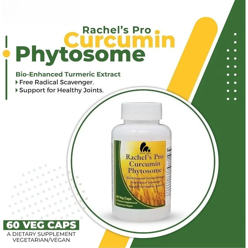 Rachel's Pro Curcumin Phytase - High Absorption Gluten Free Curcumin Supplement, 60 vegetarian Capsules
Rachel's Pro Curcumin Phytase - High Absorption Gluten Free Curcumin Supplement, 60 vegetarian Capsules
