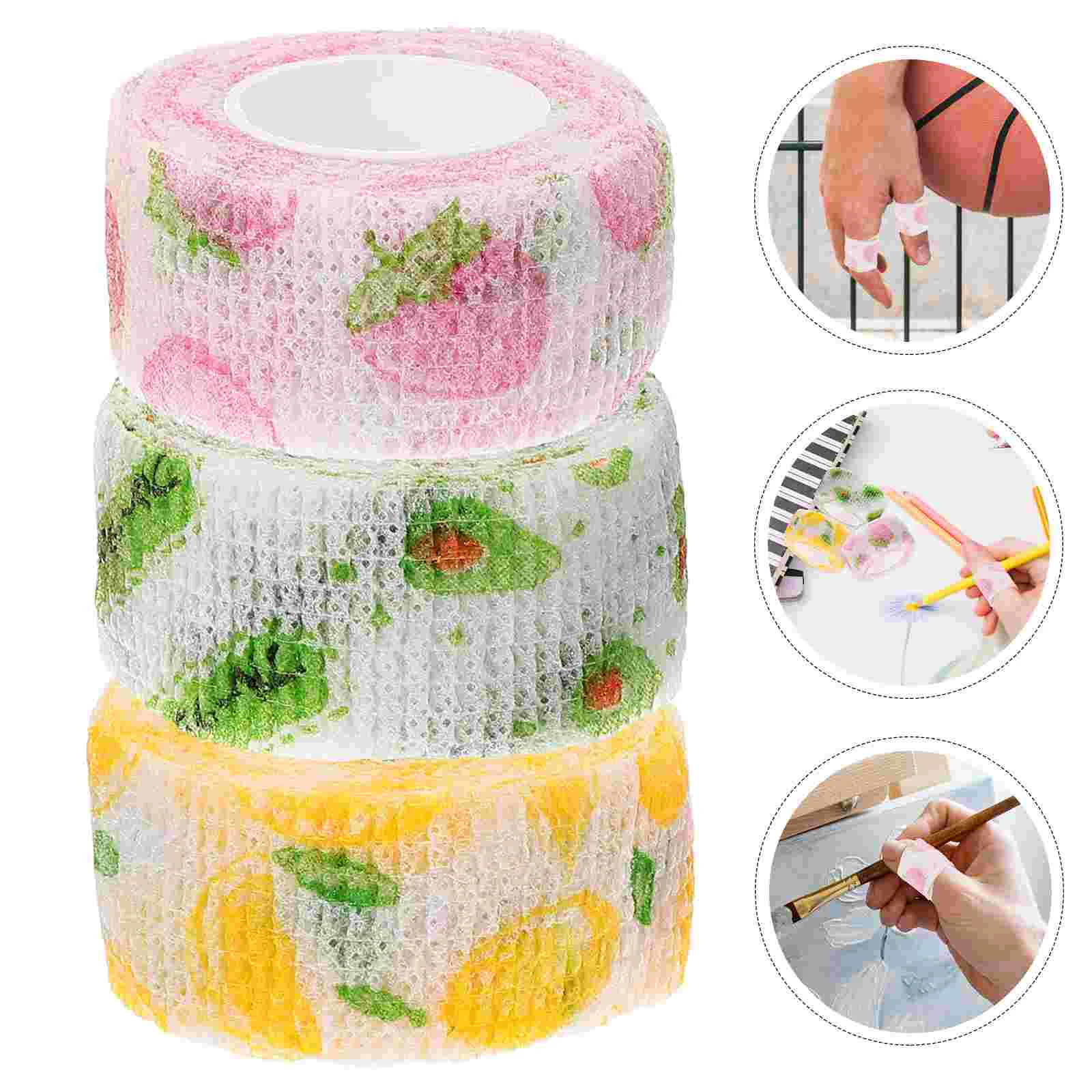 12pcs Finger Bandage Non woven Fabric Elastic Wrap Self Adhesive Avocado 4 Strawberry 4 Lemon Anti Abrasion First Aid Sports
12pcs Finger Bandage Non woven Fabric Elastic Wrap Self Adhesive Avocado 4 Strawberry 4 Lemon Anti Abrasion First Aid Sports