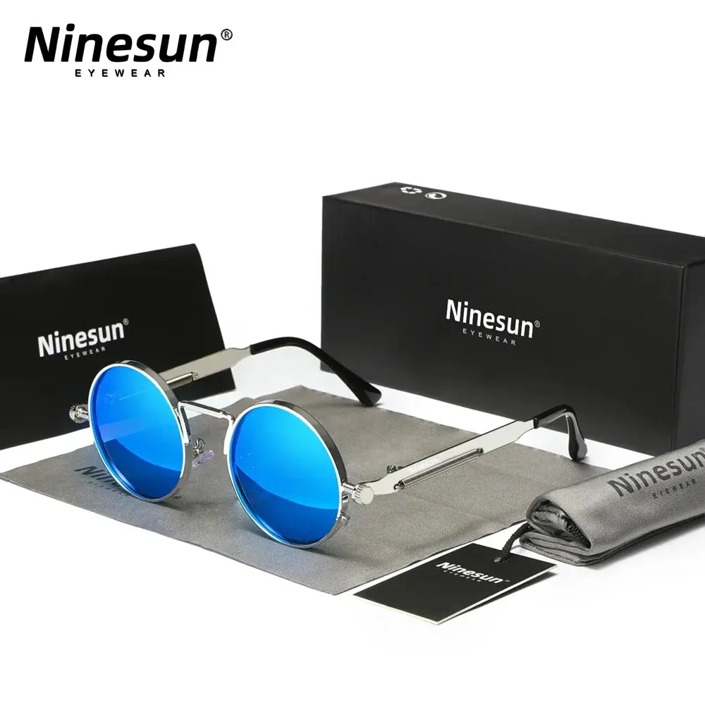 Ninesun Brand Polarized Men Women Sunglasses UV400 Gothic Steampunk Style Male Round Eyewear Alloy Frame Fashion Sun Glasses
Ninesun Brand Polarized Men Women Sunglasses UV400 Gothic Steampunk Style Male Round Eyewear Alloy Frame Fashion Sun Glasses