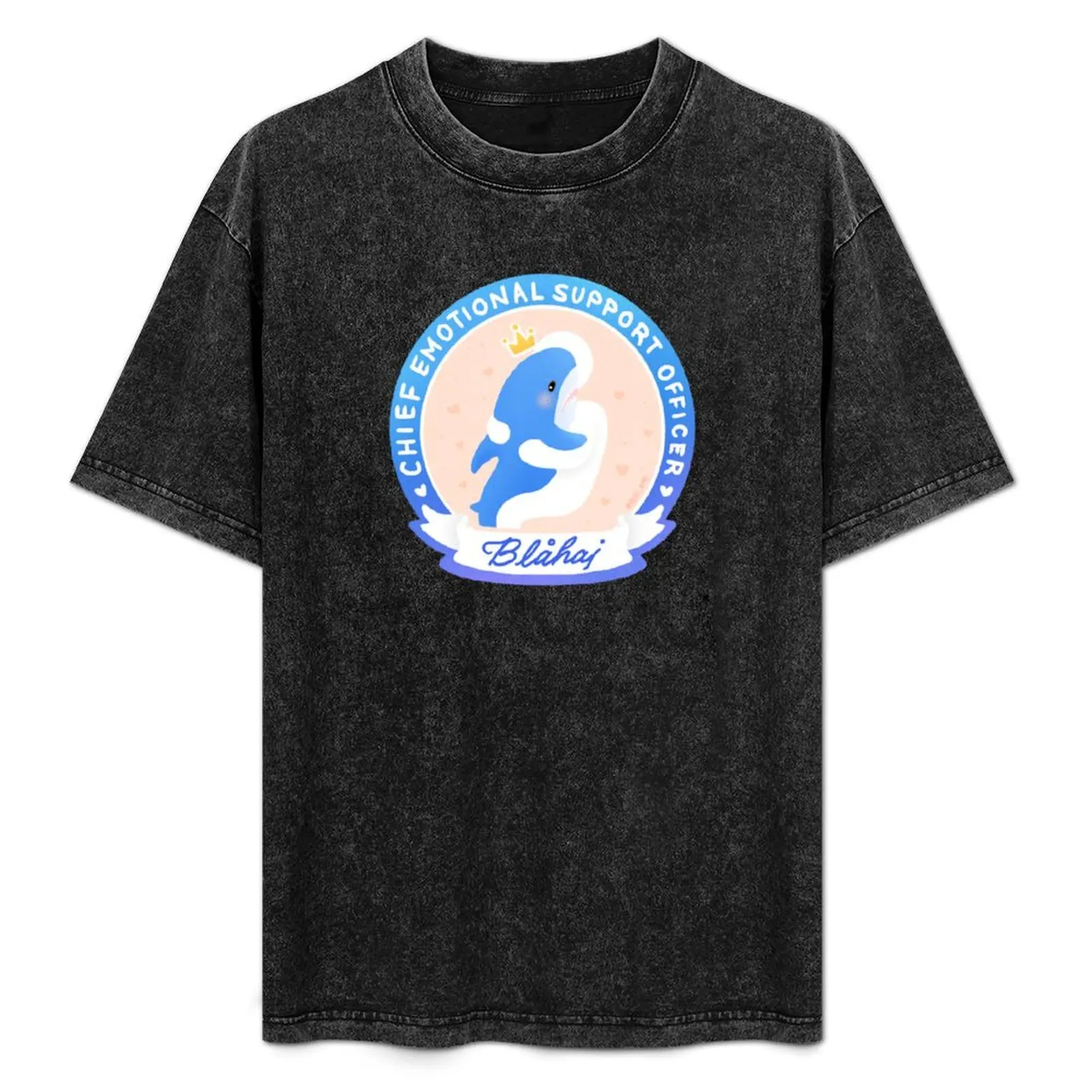 Blahaj: Chief Emotional Support Officer Badge T-Shirt No Iron Casual Short Sleeve Top
Blahaj: Chief Emotional Support Officer Badge T-Shirt No Iron Casual Short Sleeve Top