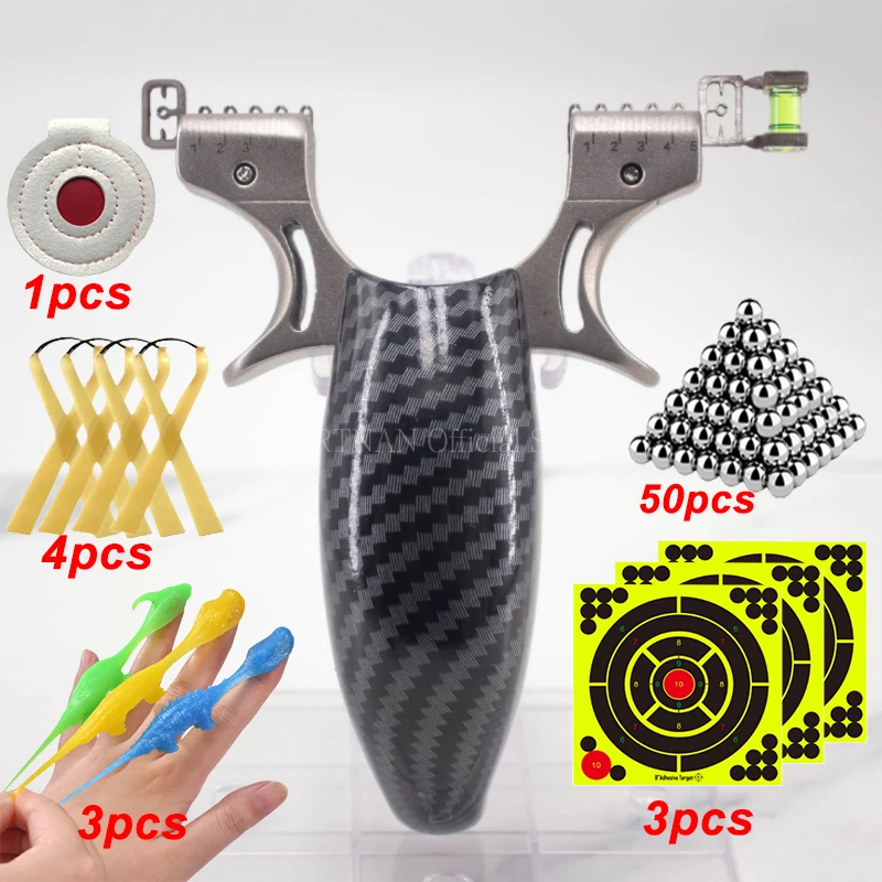 304 Stainless Steel Slingshot Comfortable Grip Catapult Outdoor Professional Hunting and Shooting Practice Package
304 Stainless Steel Slingshot Comfortable Grip Catapult Outdoor Professional Hunting and Shooting Practice Package