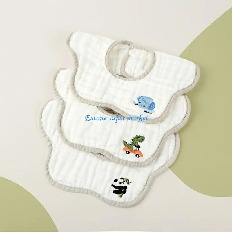 090b Baby Thette Thette Bib Match Petal Burp Cloths для 0-12 м для малышей с высоким поглощением вышивки слюни для 
090b Baby Thette Thette Bib Match Petal Burp Cloths для 0-12 м для малышей с высоким поглощением вышивки слюни для