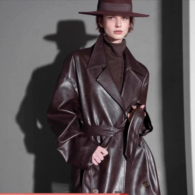 Luxury Fashion Sheepskin Trench Coat WomenTrench Coat Spring Autumn 2026
Luxury Fashion Sheepskin Trench Coat WomenTrench Coat Spring Autumn 2026
