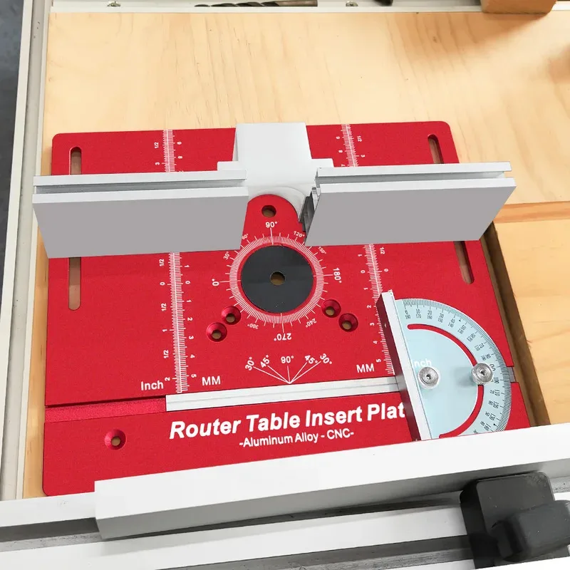 Woodworking Tools Aluminium Router Table Insert Plate with Miter Gauge Guide Multifunctional Trimming Engraving Table
Woodworking Tools Aluminium Router Table Insert Plate with Miter Gauge Guide Multifunctional Trimming Engraving Table
