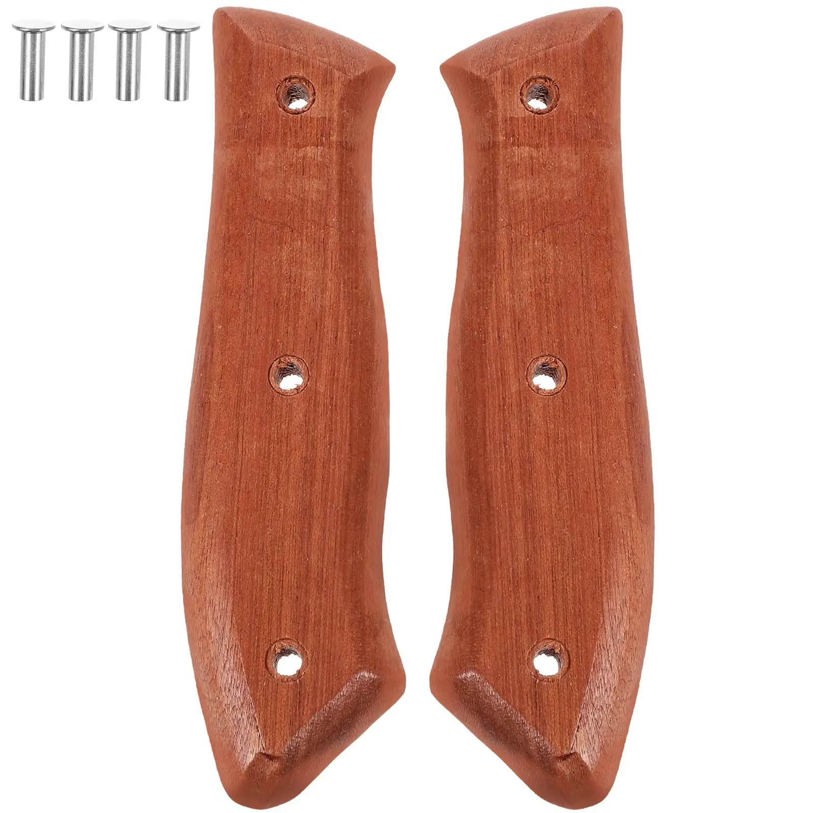 6pcs Hole Pineapple Wood Knife Handles Gift Rivets 4pairs Safe Practical Kitchen Handle Replacement Accessories
6pcs Hole Pineapple Wood Knife Handles Gift Rivets 4pairs Safe Practical Kitchen Handle Replacement Accessories