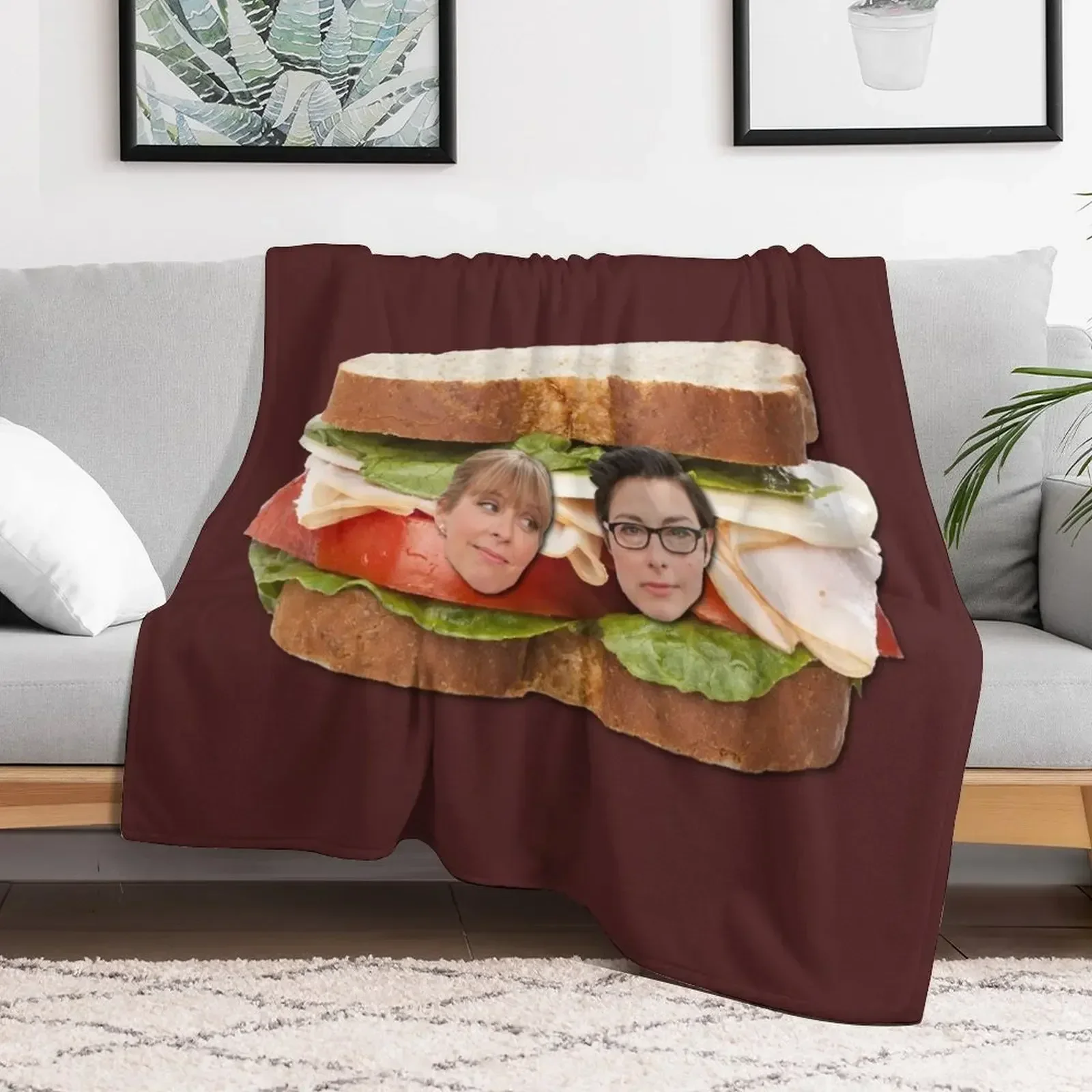 Mel and Sue Sandwich Throw Blanket Stuffeds decorative funny gift Blankets Cute warm for winter Multi-Purpose Blankets
Mel and Sue Sandwich Throw Blanket Stuffeds decorative funny gift Blankets Cute warm for winter Multi-Purpose Blankets