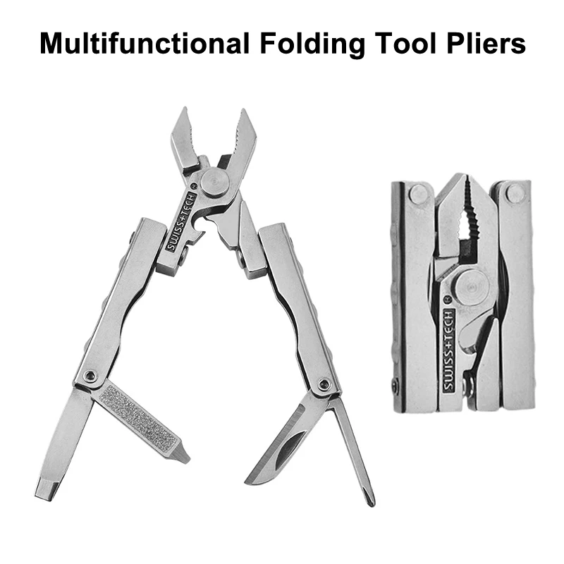 NOutdoor Multifunctional Knife Pliers Tools Wild Portable Screwdriver Wire Cutters Bottle Opener Nail File Stainless Steel Tool
NOutdoor Multifunctional Knife Pliers Tools Wild Portable Screwdriver Wire Cutters Bottle Opener Nail File Stainless Steel Tool
