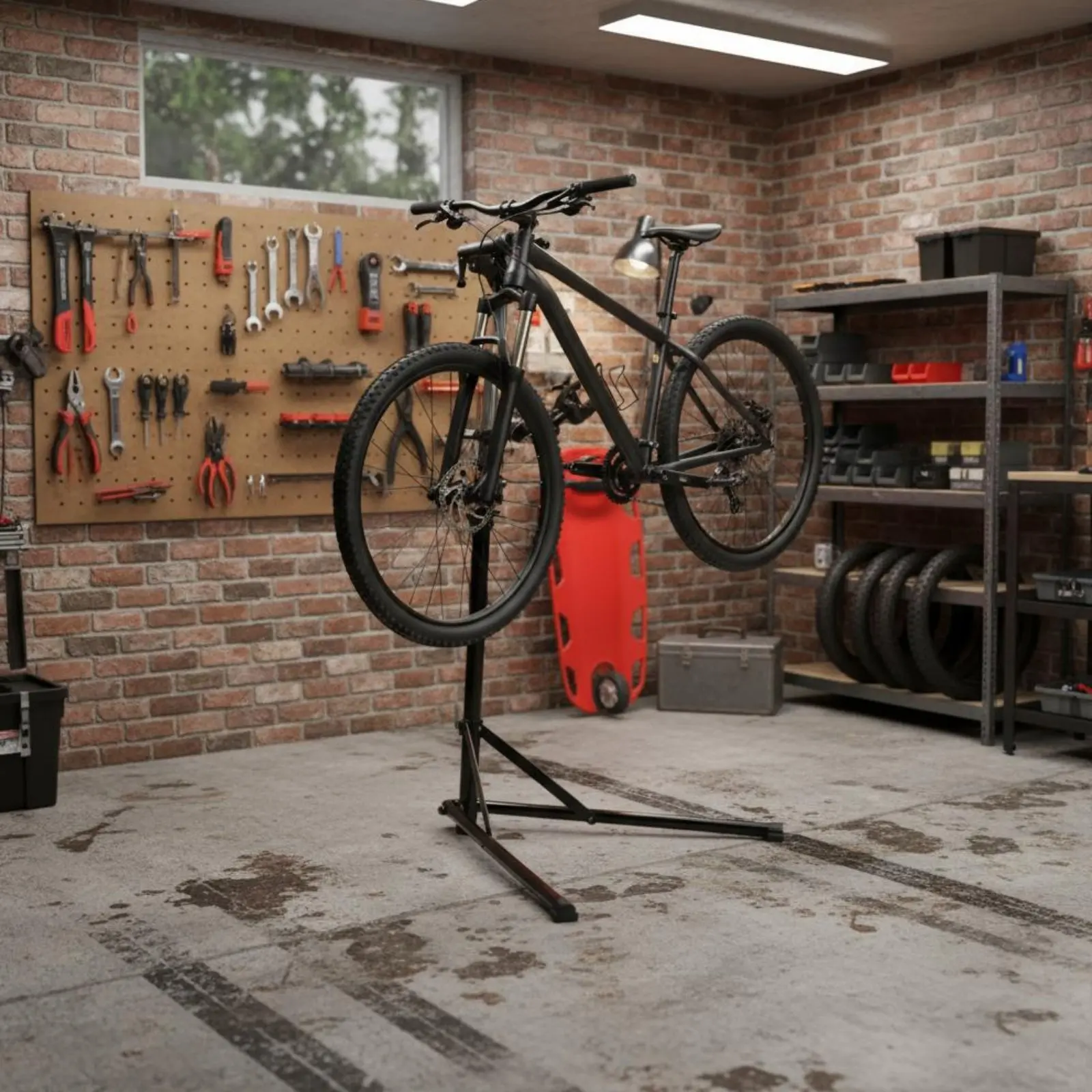 Adjustable Two-Wheeler Workstand Sturdy-Duty Two-Wheeler Repair Stand Bike Workstand Attracting Tool Tray Workshop Apparatus
Adjustable Two-Wheeler Workstand Sturdy-Duty Two-Wheeler Repair Stand Bike Workstand Attracting Tool Tray Workshop Apparatus