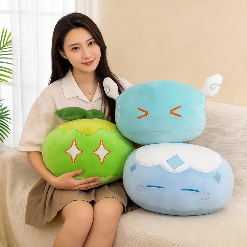 New Genshin Impact Slime Plush Pillow Soft Stuffed Elemental Slime Doll Cute Anime Cushion Toy Birthday Gift Home Decor
New Genshin Impact Slime Plush Pillow Soft Stuffed Elemental Slime Doll Cute Anime Cushion Toy Birthday Gift Home Decor