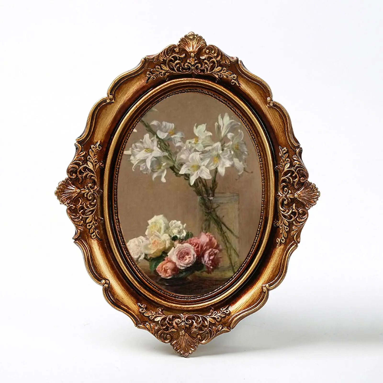 Resin Vintage Picture Frame Ornate Tabletop Wall Hanging for Frames Vintage Images Home Decor
Resin Vintage Picture Frame Ornate Tabletop Wall Hanging for Frames Vintage Images Home Decor