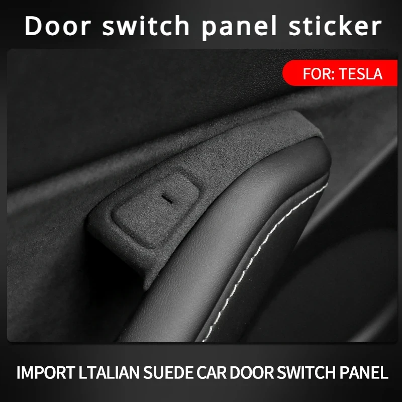 For Tesla Model 3 Model Y Suede Car Window Lifter Switch Control Panel Button Decor Sticker for Tesla LHD Interior Accessories
For Tesla Model 3 Model Y Suede Car Window Lifter Switch Control Panel Button Decor Sticker for Tesla LHD Interior Accessories