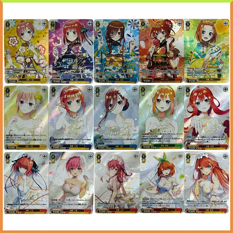 Аниме История богини DIY ACG Weiss Schwarz игра Коллекционные карты Nakano Ichika Miku Nino Yotsuba игрушки для мальчиков подарок на день рождения
Аниме История богини DIY ACG Weiss Schwarz игра Коллекционные карты Nakano Ichika Miku Nino Yotsuba игрушки для мальчиков подарок на день рождения