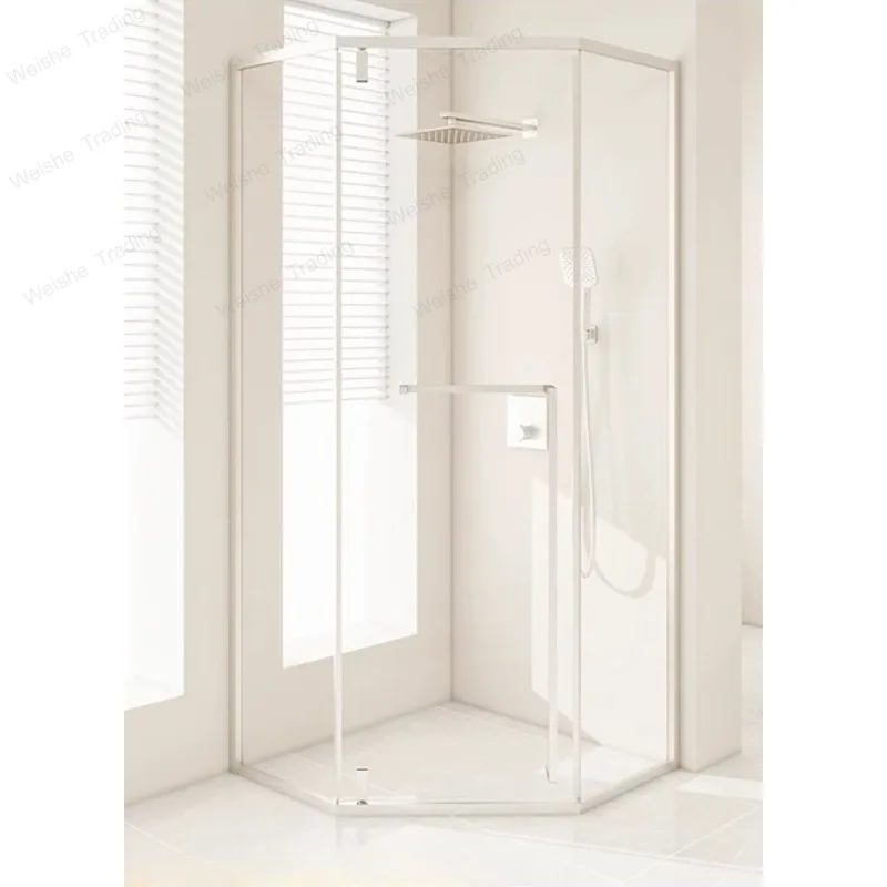 Shower room Glass partition Bathroom Swing door Toilet Dry and wet separation Bath room
Shower room Glass partition Bathroom Swing door Toilet Dry and wet separation Bath room