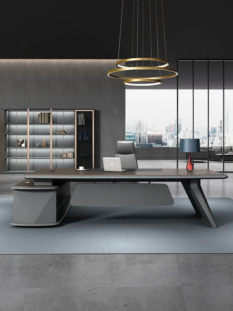 Office furniture office desk luxury and chair combination simple and modern platform
Office furniture office desk luxury and chair combination simple and modern platform