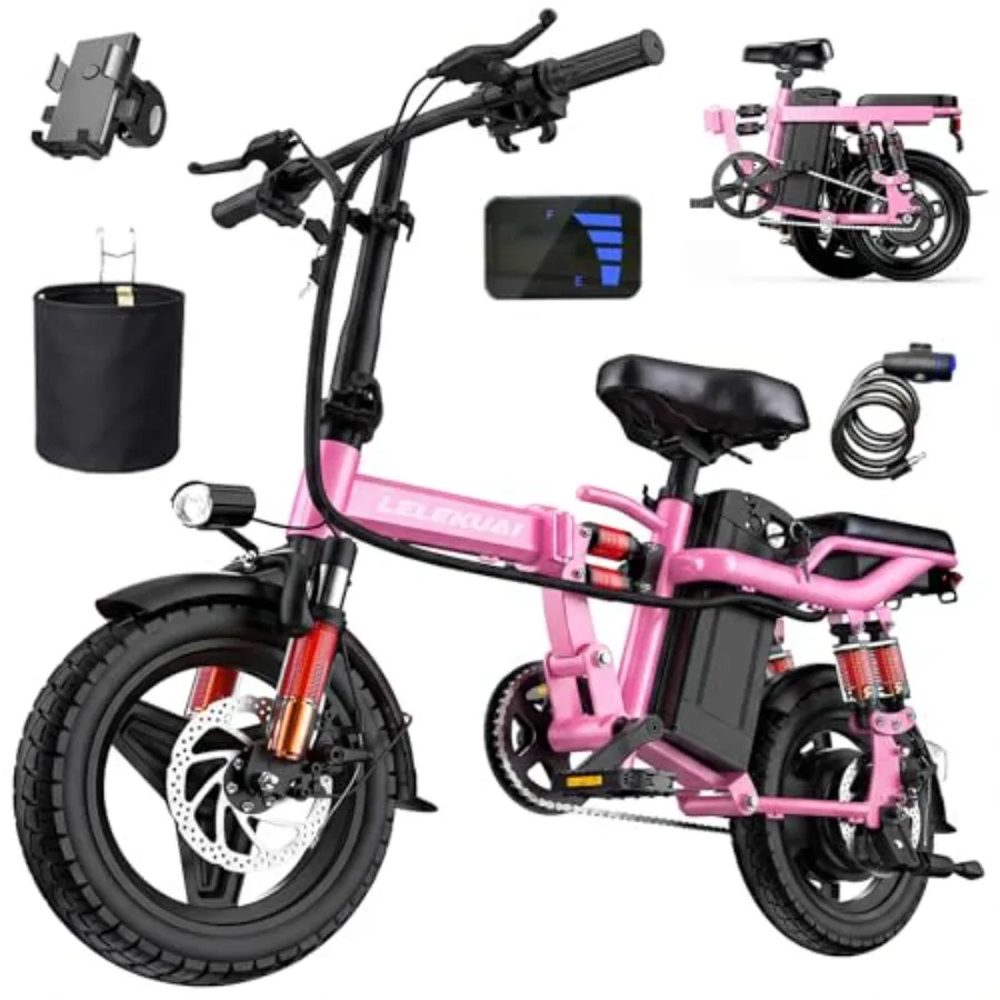 Electric Bike for Adults: Commuter Ebike with 1200W Peak Motor, 20-28MPH Speed, 32 Miles Range, Removable Waterproof Battery, D
Electric Bike for Adults: Commuter Ebike with 1200W Peak Motor, 20-28MPH Speed, 32 Miles Range, Removable Waterproof Battery, D
