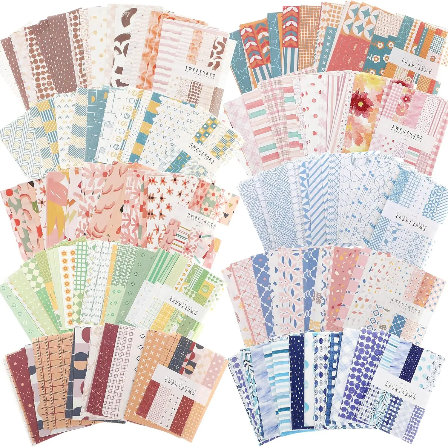 500 листов винтажной бумаги для скрапбукинга, 10 дизайнов для поделок, дневников, альбомов - 3,35x2,17 дюйма
500 листов винтажной бумаги для скрапбукинга, 10 дизайнов для поделок, дневников, альбомов - 3,35x2,17 дюйма