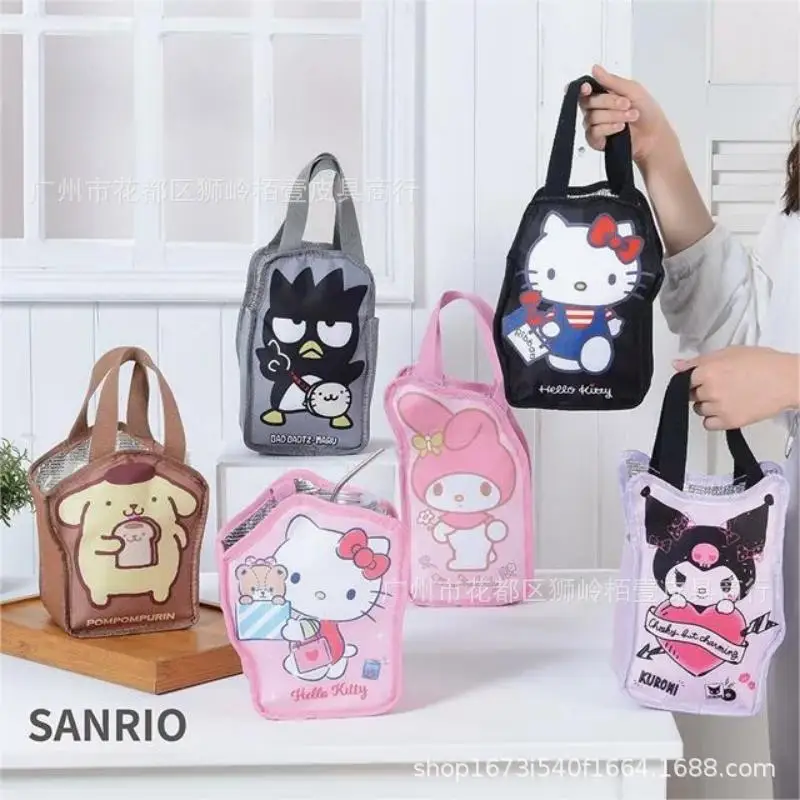 Hello Kittys Cosmetic Bag Sanrios Cartoon New Handbag My Melody Kawaii Cartoon Insulation Bag Handbag Printing Canvas Tote Bag
Hello Kittys Cosmetic Bag Sanrios Cartoon New Handbag My Melody Kawaii Cartoon Insulation Bag Handbag Printing Canvas Tote Bag