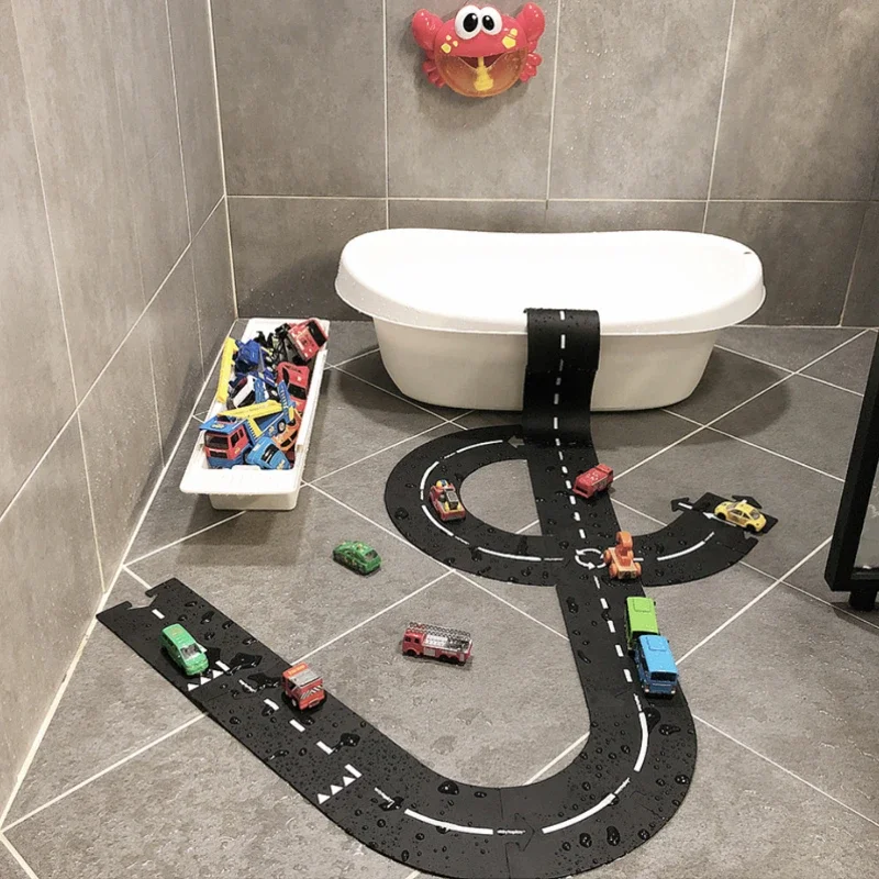 DIY Classic Splicing Path Road Toy Waterproof PVC Car Race Track Puzzle Toy
DIY Classic Splicing Path Road Toy Waterproof PVC Car Race Track Puzzle Toy