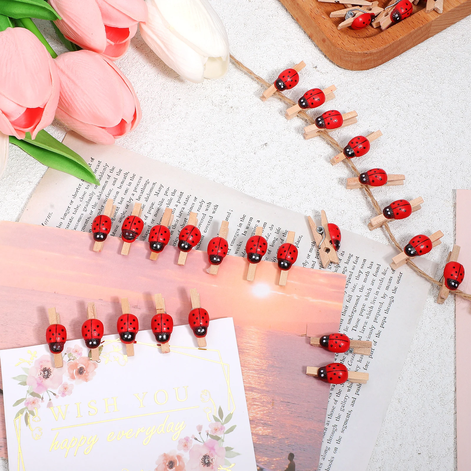 100pcs Wooden Photo Clips Lovely Holder Decorate Pegs Birthday Party Supplies Snack Clip Home Office Craft Accessories
100pcs Wooden Photo Clips Lovely Holder Decorate Pegs Birthday Party Supplies Snack Clip Home Office Craft Accessories