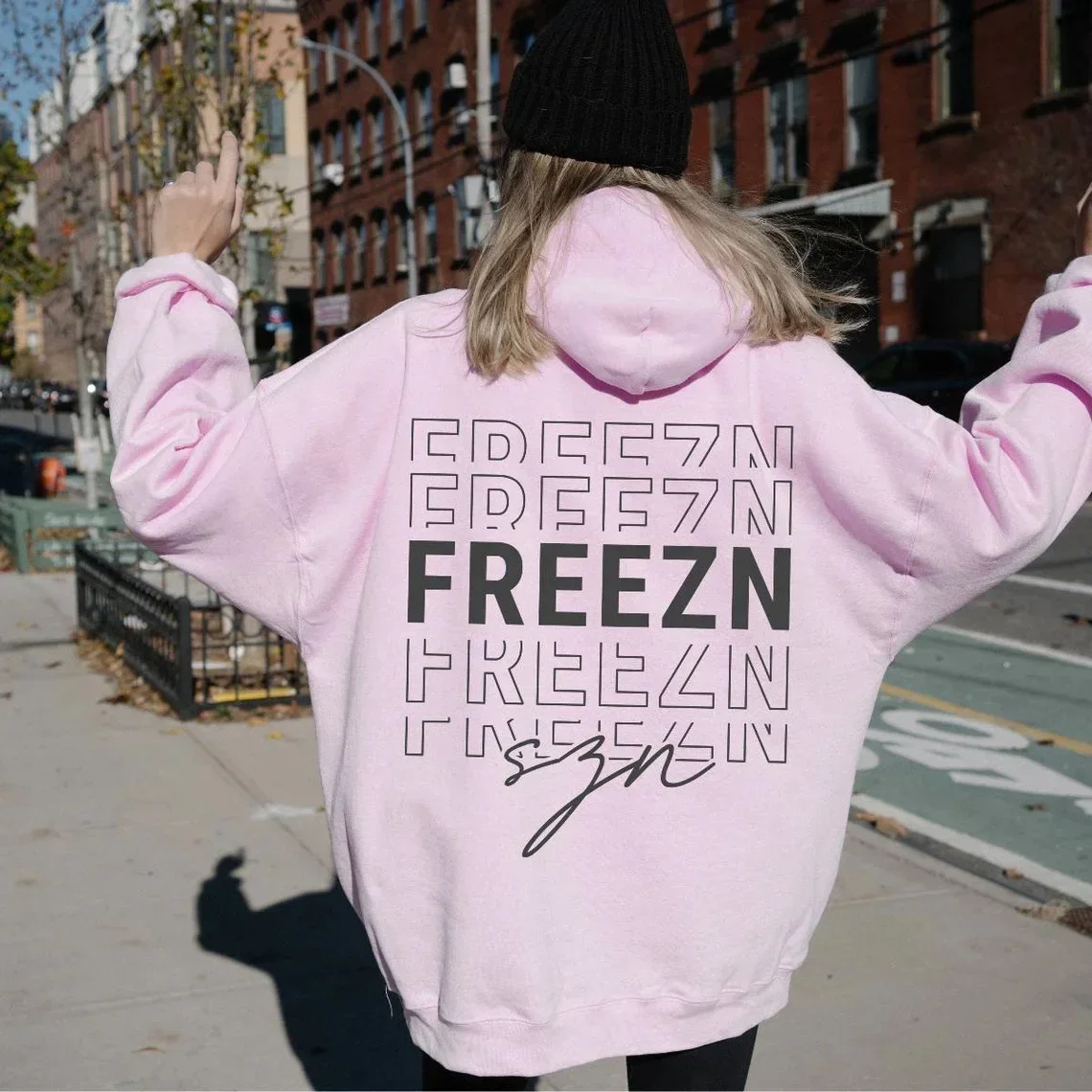 Fashion Letter Print Long Female Hoodie Sweatshirt Loose Drop Shoulder Woemn's Hooded Sweathirts 2023 Casual Ladies Top Chic New
Fashion Letter Print Long Female Hoodie Sweatshirt Loose Drop Shoulder Woemn's Hooded Sweathirts 2023 Casual Ladies Top Chic New