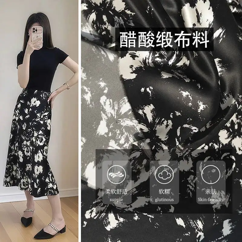Peony Flower Acetate Fabric Printed Draped Smooth Wrinkle-Resistant Camisole Dress Wide-Leg Pants Cheongsam Designer Fabric
Peony Flower Acetate Fabric Printed Draped Smooth Wrinkle-Resistant Camisole Dress Wide-Leg Pants Cheongsam Designer Fabric