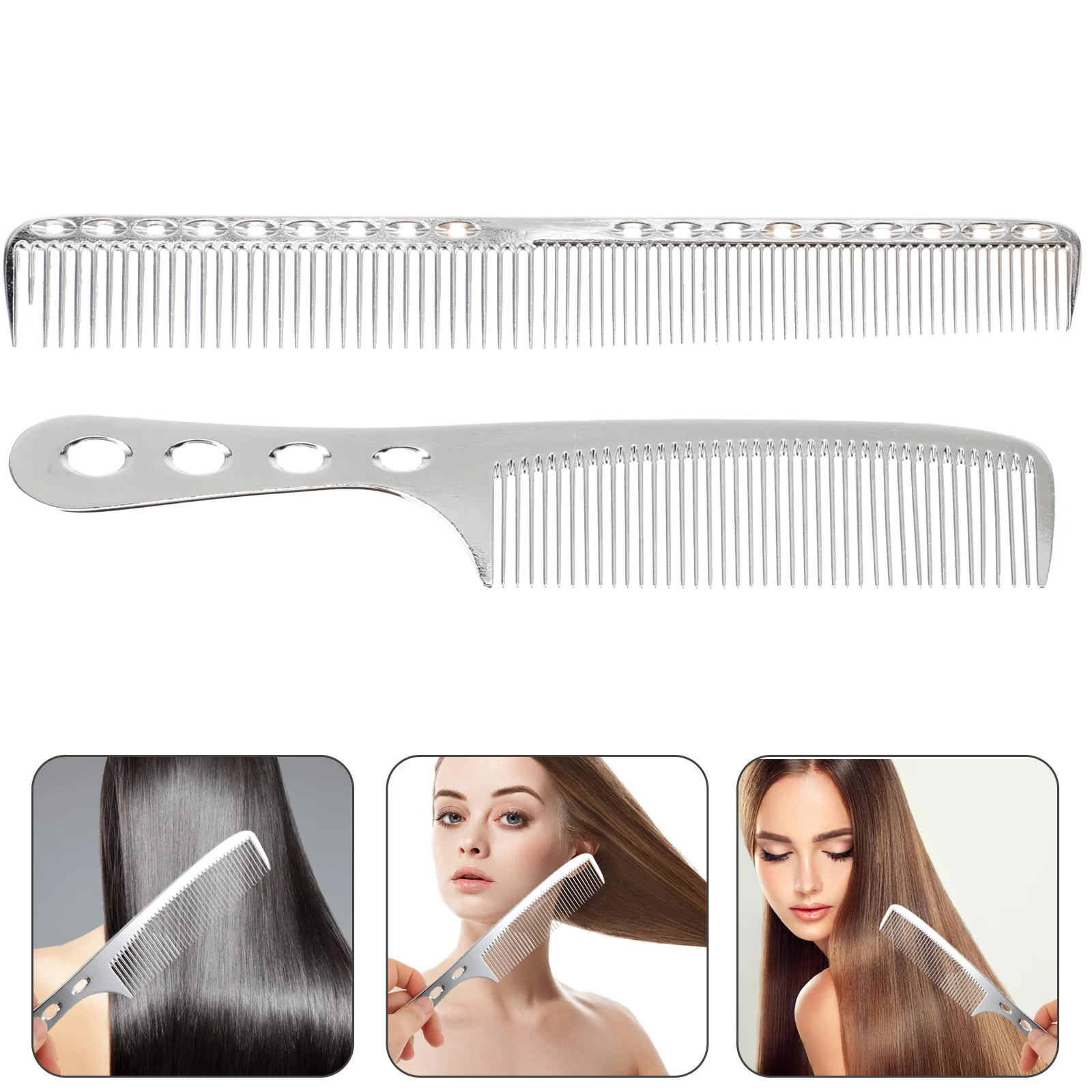 Hair Hairdressing Anti-Static Barbers Comb Ultra Thin Hair Comb Stainless Steel Hair Cutting Hairdressing Comb For Women Mens
Hair Hairdressing Anti-Static Barbers Comb Ultra Thin Hair Comb Stainless Steel Hair Cutting Hairdressing Comb For Women Mens