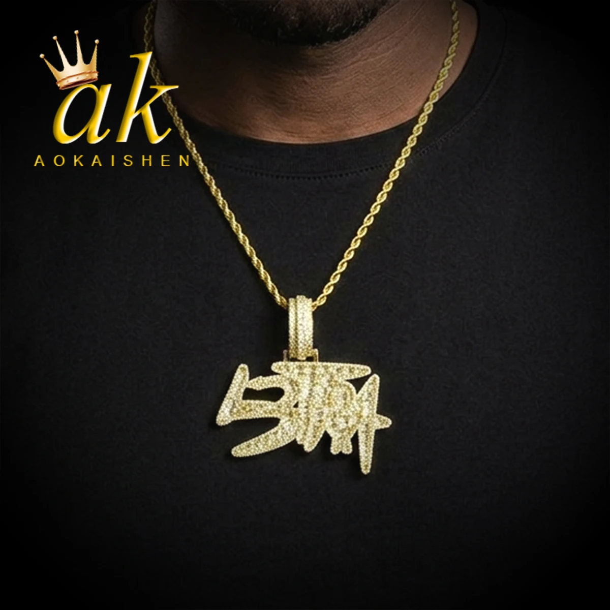 Aokaishen Iced Out Thumb Gang Necklace Pendant for Men Real Gold Plated 5A Cubic Zirconia Hip Hop Jewelry
Aokaishen Iced Out Thumb Gang Necklace Pendant for Men Real Gold Plated 5A Cubic Zirconia Hip Hop Jewelry