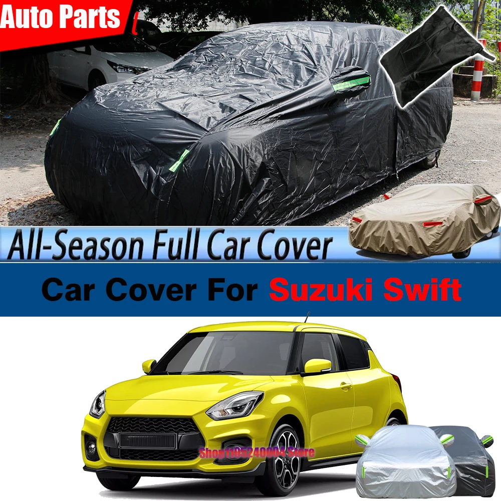 Waterproof Outdoor Car Cover Anti UV Sun Shade Snow Rain Fog Protection For Suzuki Swift Hatchback Sedan 2000-2023
Waterproof Outdoor Car Cover Anti UV Sun Shade Snow Rain Fog Protection For Suzuki Swift Hatchback Sedan 2000-2023