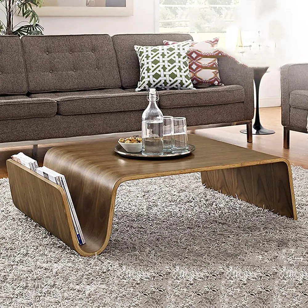 Walnut Finish Coffee Table with Magazine Rack, Suitable for Small Spaces in Living Rooms and Bedrooms (41x28x11 inches)
Walnut Finish Coffee Table with Magazine Rack, Suitable for Small Spaces in Living Rooms and Bedrooms (41x28x11 inches)