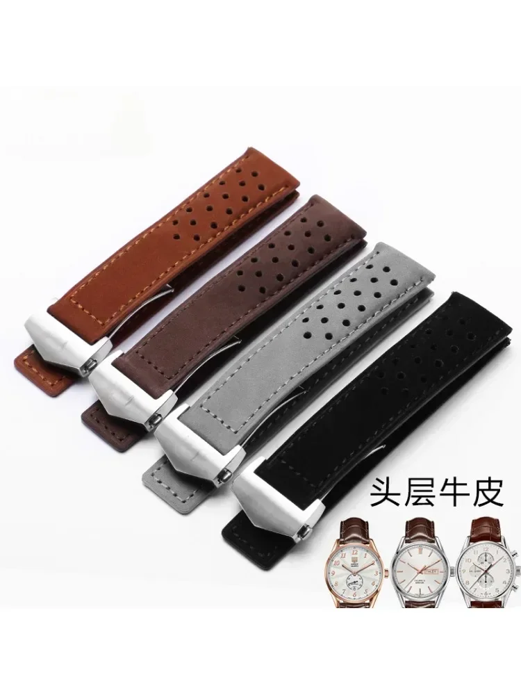 Genuine Leather Watch Strap for TAG Heuer Carrera Heritage 6 Replacement Luxury Cowhide Wristband 20 22 24mm
Genuine Leather Watch Strap for TAG Heuer Carrera Heritage 6 Replacement Luxury Cowhide Wristband 20 22 24mm