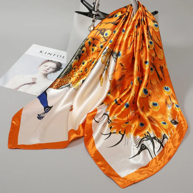90 Large Square Silk Scarf for Women 2025 New Spring and Summer High-End Korean Style Versatile Thin Scarf Shawl
90 Large Square Silk Scarf for Women 2025 New Spring and Summer High-End Korean Style Versatile Thin Scarf Shawl