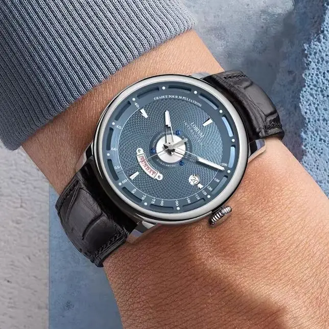 LOBINNI Men Automatic Watch 41MM Mechanical Wristwatch Sapphire Mirror Luminous Dual Calendar Week Date Miyota Mov
LOBINNI Men Automatic Watch 41MM Mechanical Wristwatch Sapphire Mirror Luminous Dual Calendar Week Date Miyota Mov