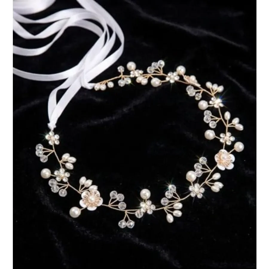 Flower Girl Hair Accessory for Wedding, Flower Girl Crown Gold - Bridal Pearl Headpiece Wedding Princess Headband Crystal Hair
Flower Girl Hair Accessory for Wedding, Flower Girl Crown Gold - Bridal Pearl Headpiece Wedding Princess Headband Crystal Hair