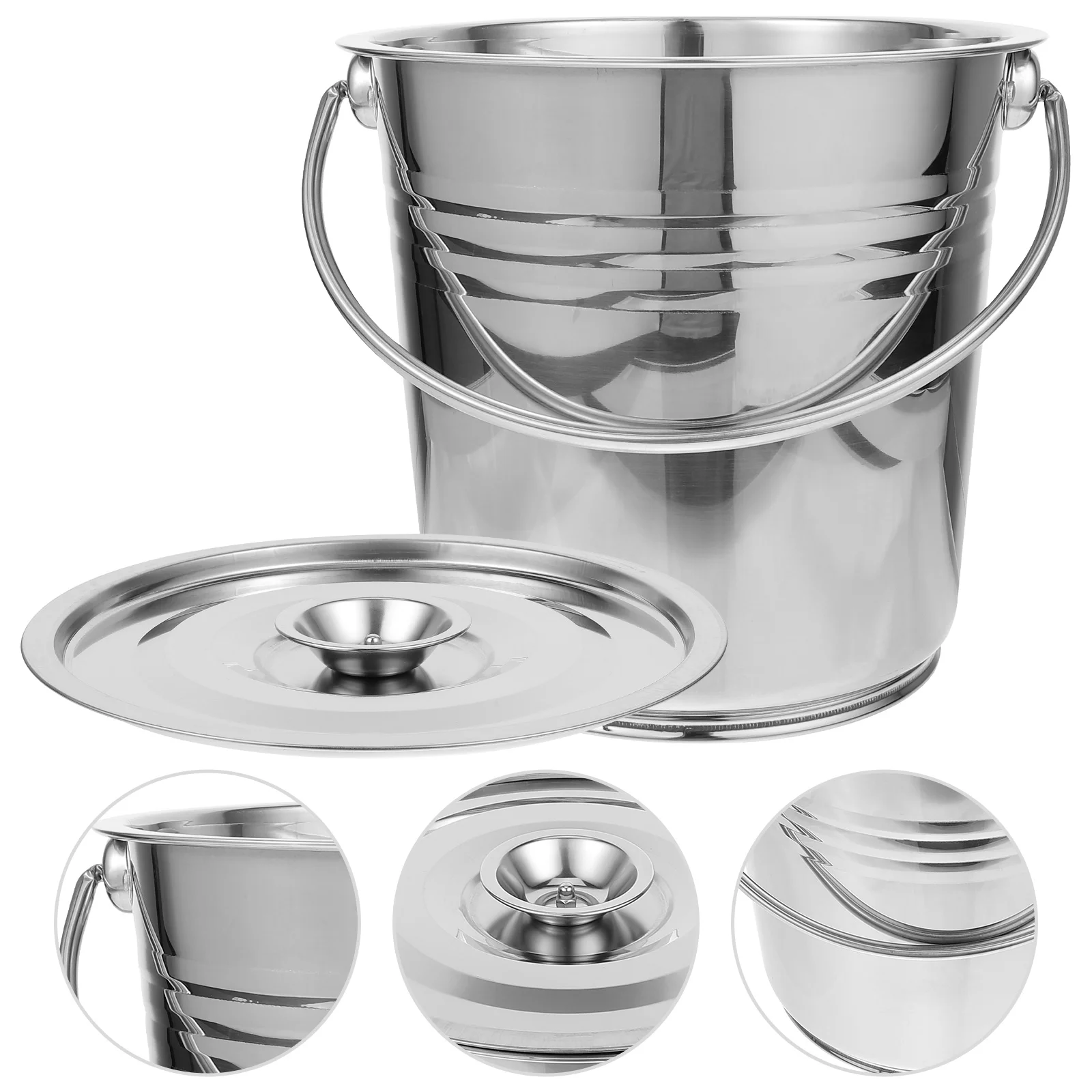 Stainless Steel Fireplace Cleaning Ash Bucket Multi-use Oil Storage Can Iron Metal Tools Container Grill Charcoal
Stainless Steel Fireplace Cleaning Ash Bucket Multi-use Oil Storage Can Iron Metal Tools Container Grill Charcoal