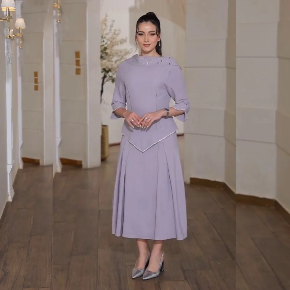 Customized Jersey Sequined A-line High Collar Midi Dresses Bespoke Occasion Party Elegant Simple Classic
Customized Jersey Sequined A-line High Collar Midi Dresses Bespoke Occasion Party Elegant Simple Classic