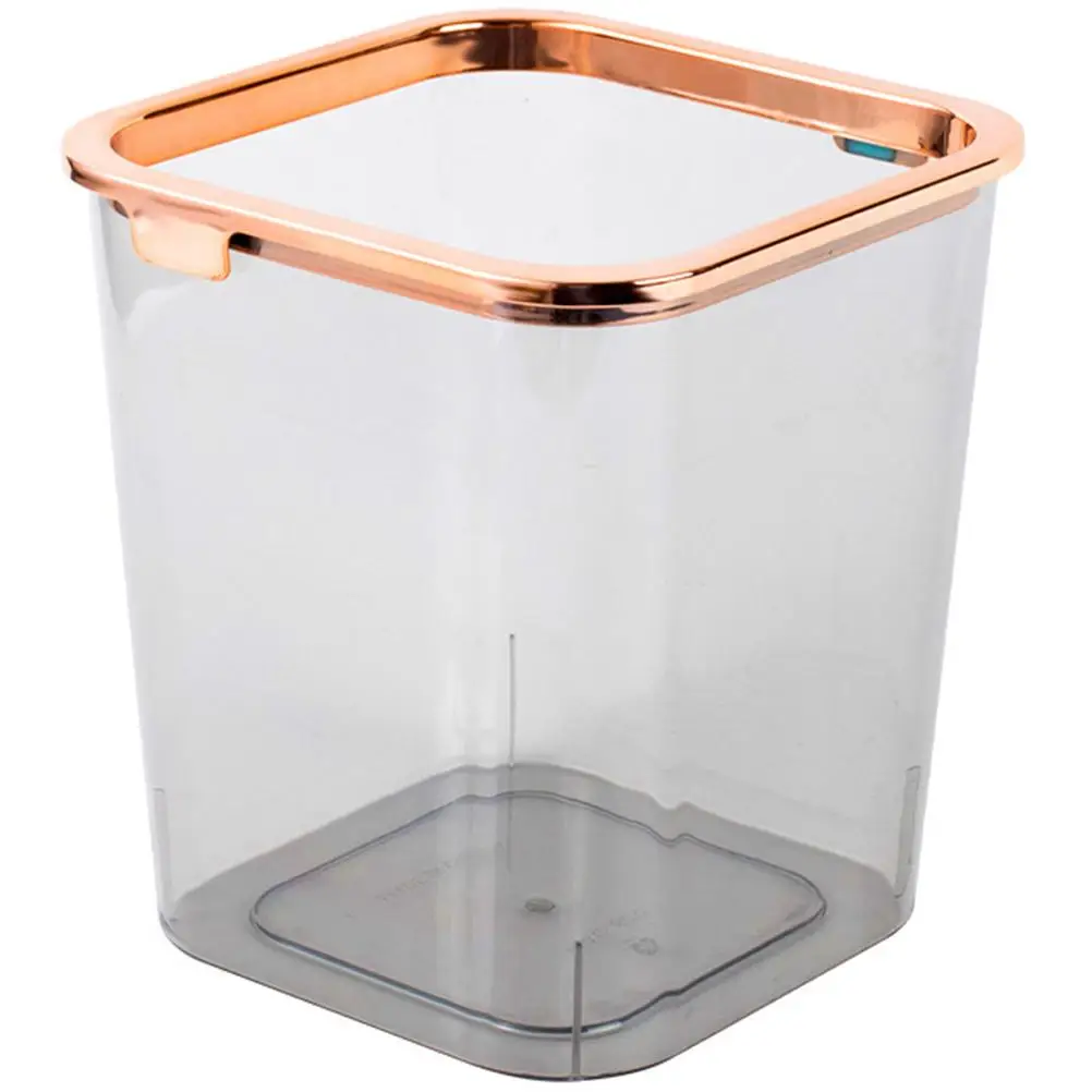 Creative PET Trash Can Garbage Bin for Home Office Bedroom Bathroom Small Size Square Shape Lid Clear Material Long Life
Creative PET Trash Can Garbage Bin for Home Office Bedroom Bathroom Small Size Square Shape Lid Clear Material Long Life