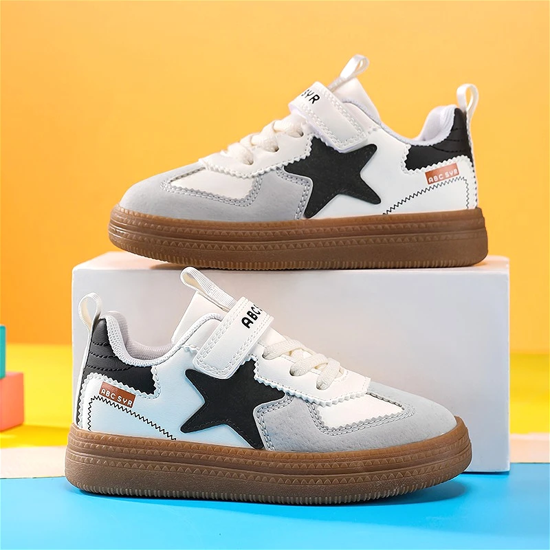 Luxury Childrens Boy Sneakers Fashion Anti-slip Sole PU Leather Kids Casual Shoes Fashion Tennis Childrens Sports Shoe 4-6 Years
Luxury Childrens Boy Sneakers Fashion Anti-slip Sole PU Leather Kids Casual Shoes Fashion Tennis Childrens Sports Shoe 4-6 Years