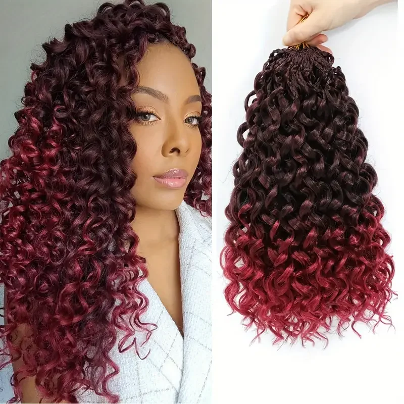 10 Inch Pre looped Box Boho Braids Crochet Hair Goddess Short Synthetic Braiding Hair Extensions For Women
10 Inch Pre looped Box Boho Braids Crochet Hair Goddess Short Synthetic Braiding Hair Extensions For Women