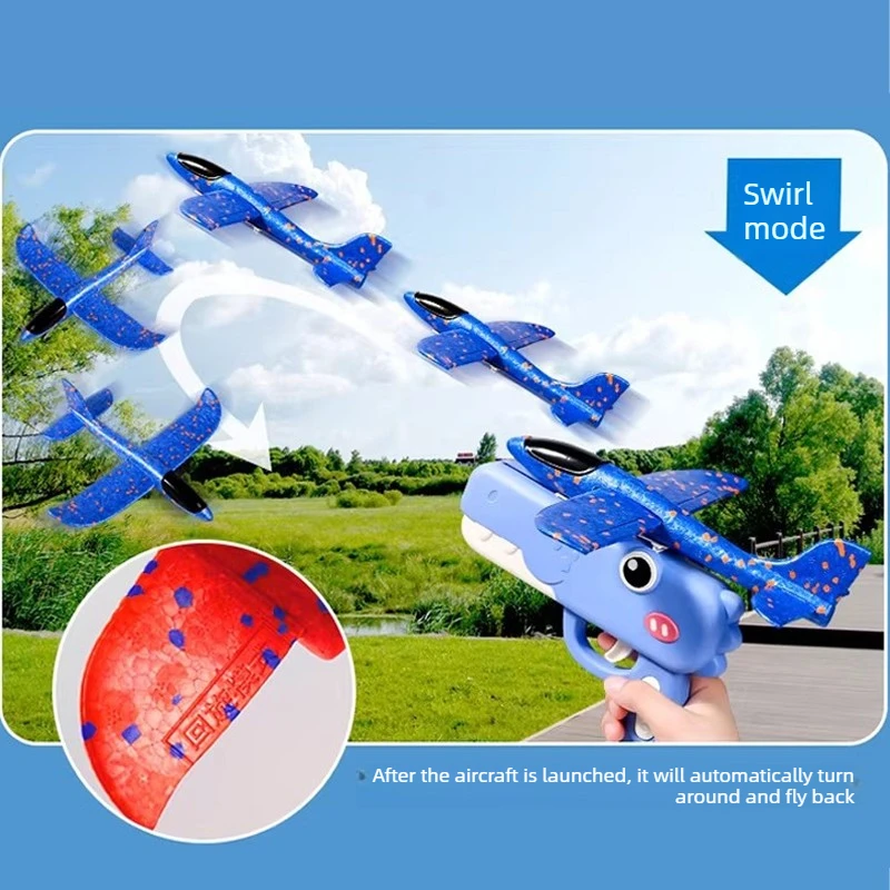Outdoor Kids Toys Dinosaur Ejection Foam Aircraft Toy Gun One Click Launch Three Colors of Indoor and Outdoor Aircraft Guns
Outdoor Kids Toys Dinosaur Ejection Foam Aircraft Toy Gun One Click Launch Three Colors of Indoor and Outdoor Aircraft Guns