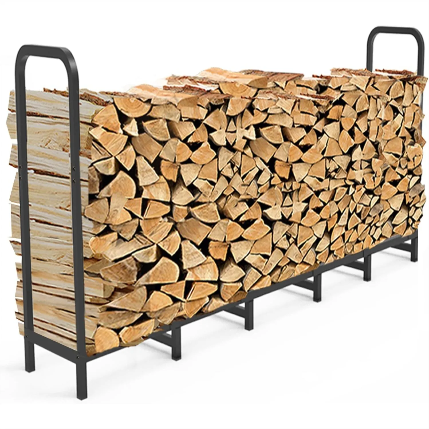 6.7ft Firewood Rack Holder, Heavy Duty Adjustable Log Stand for Indoor Outdoor Fireplace, Metal Wood Storage Organizer, Black
6.7ft Firewood Rack Holder, Heavy Duty Adjustable Log Stand for Indoor Outdoor Fireplace, Metal Wood Storage Organizer, Black